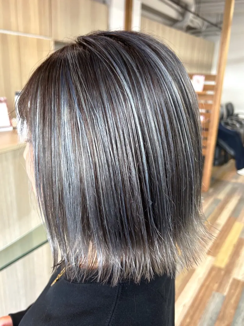 ミディアム カラー ハイライトカラー ハイライト ❤️千葉県代表❤️ 店長❤️柿本翔一朗のヘアスタイル