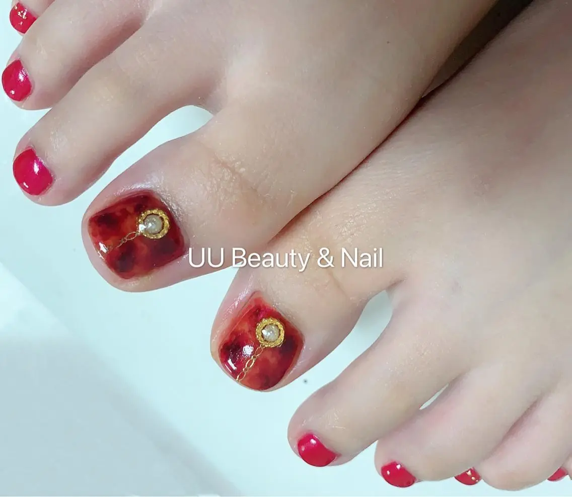 ネイル フットネイル UU Beauty &Nailのネイルデザイン