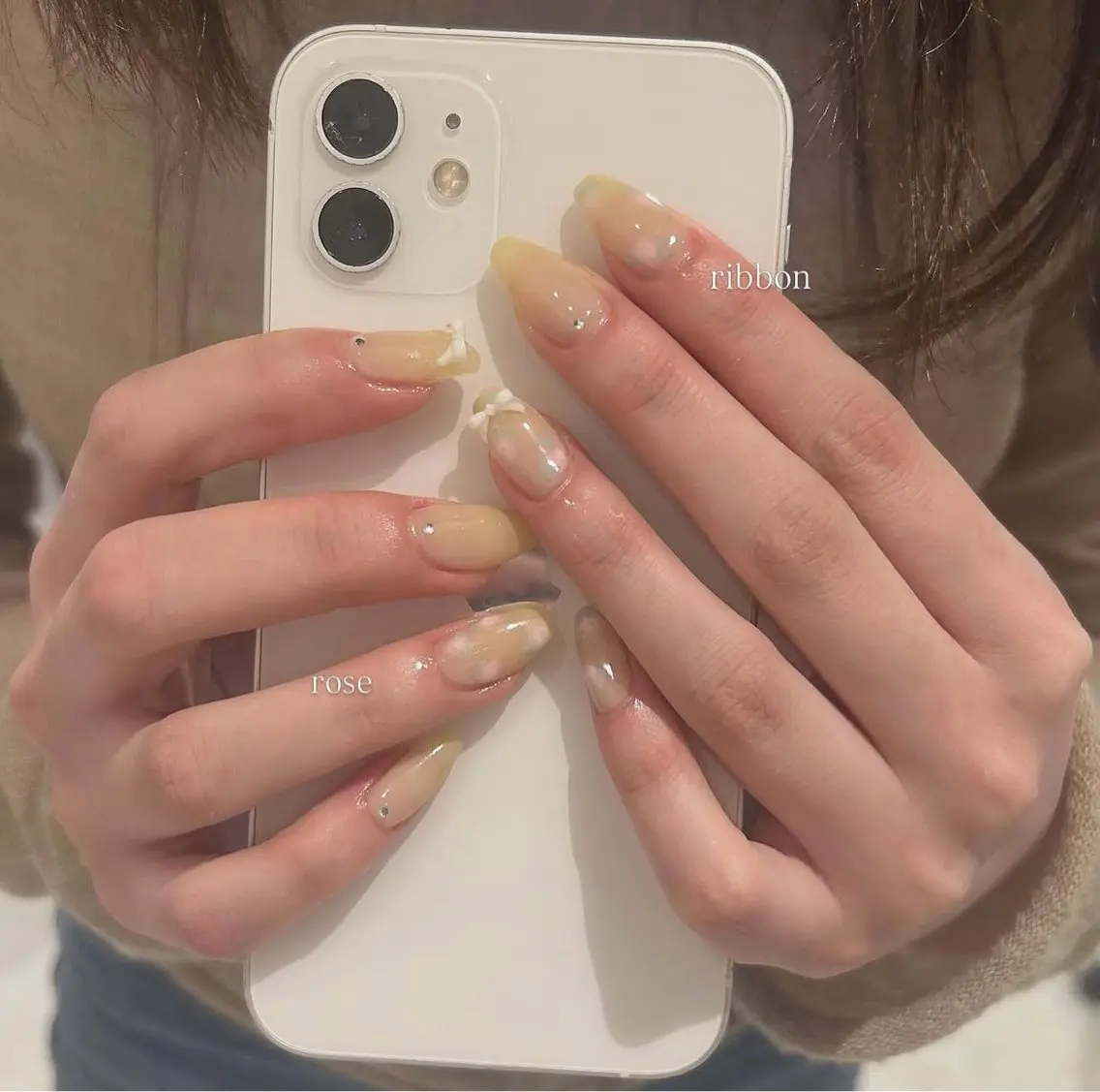 ネイル ハンドネイル honoka ガーリーネイル໒꒱のネイルデザイン