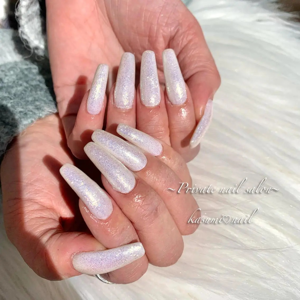 ネイル アートネイル ラメ(グリッター) マグネットネイル ミラーネイル 持ち込み KASUMI♡ Nailのネイルデザイン