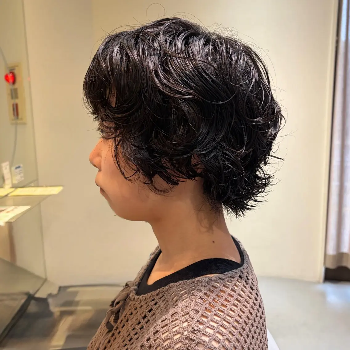 ショート パーマ カット パーマ やまき さきねのヘアスタイル