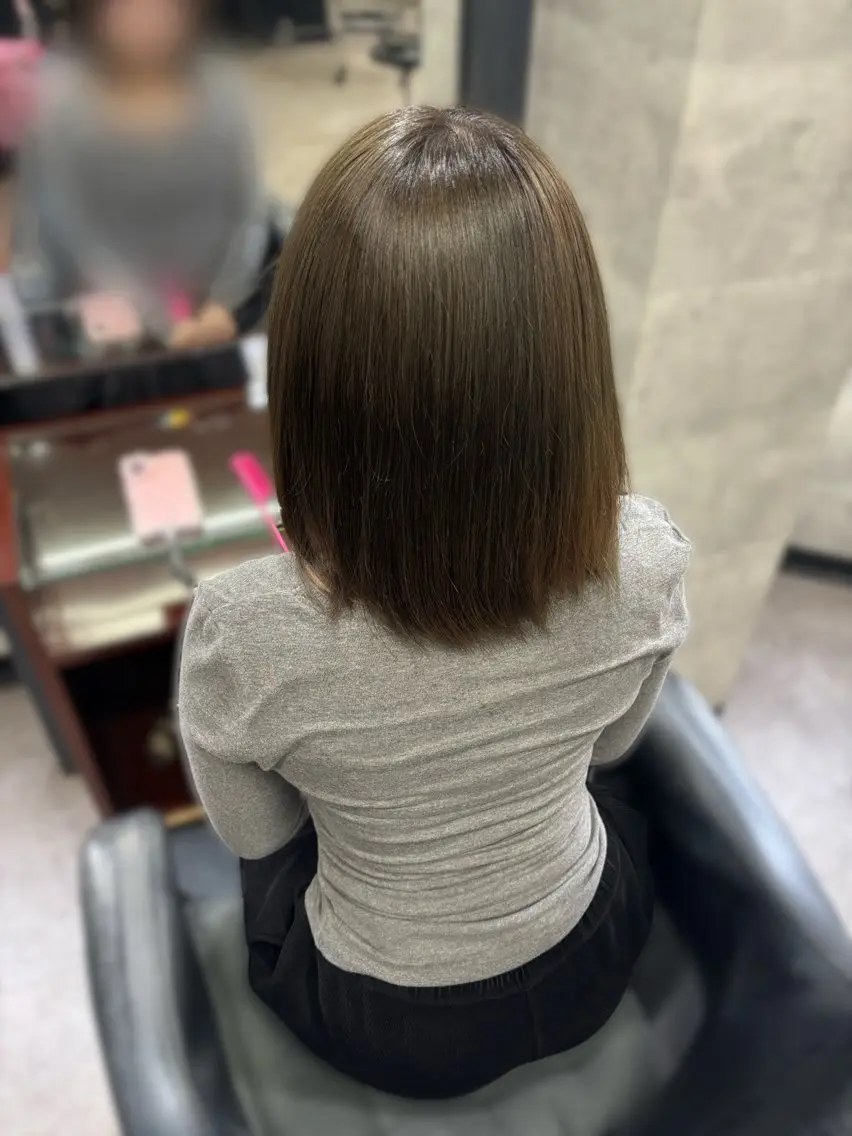 ショート カラー ブラウンカラー ヘアカラー OZ 梅田店／ ユウリのヘアスタイル