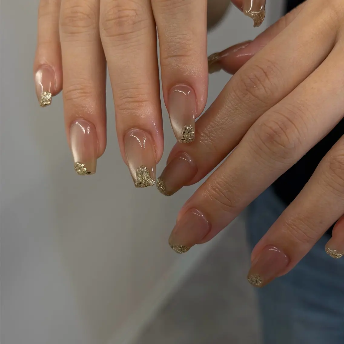 ネイル ジェルネイル キラキラネイル レース マグネットネイル ニュアンスネイル ハンドネイル ハンドケア Bana_ Nailのネイルデザイン