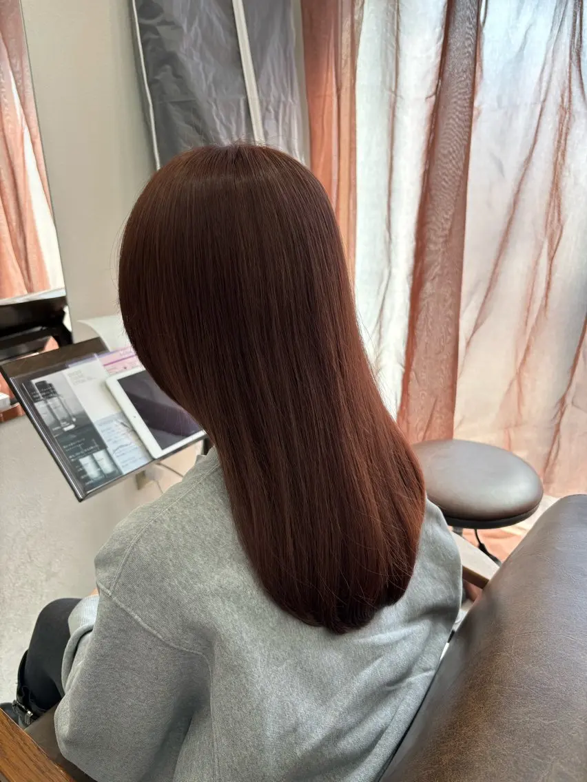 ロング カラー カット ヘアカラー トリートメント 🫧MITO カイレアサロン🫧のヘアスタイル