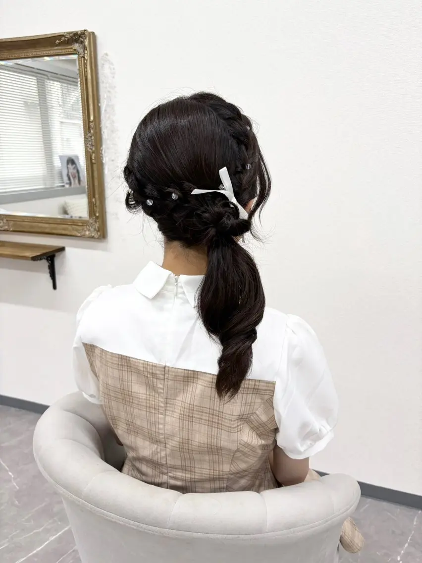 ヘアアレンジ ヘアサロン ミカヅキのヘアスタイル