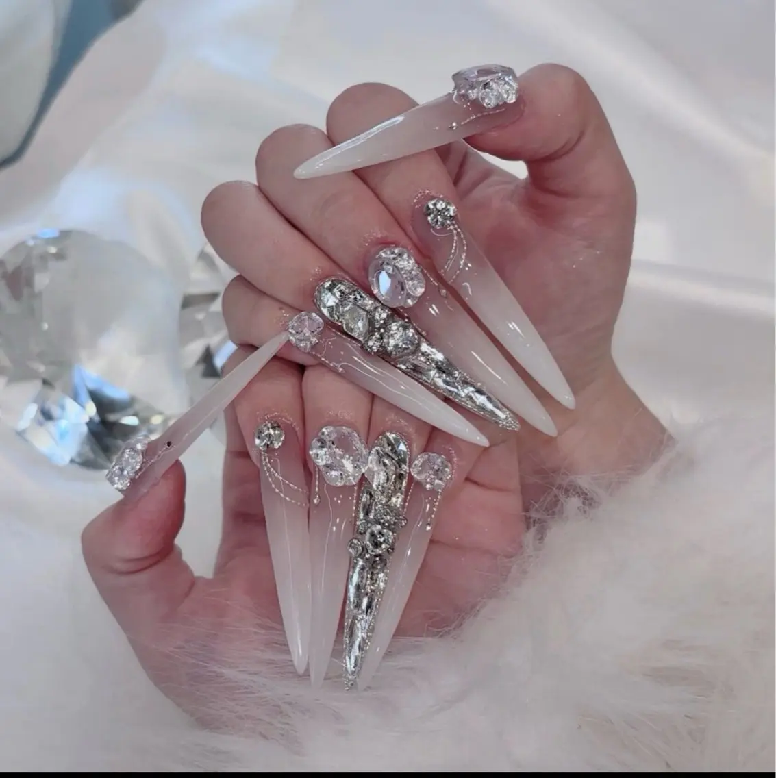 ネイル アートネイル 韓国ネイル 持ち込み ワンホンネイル ハンドネイル Lenie Nail Salonのネイルデザイン
