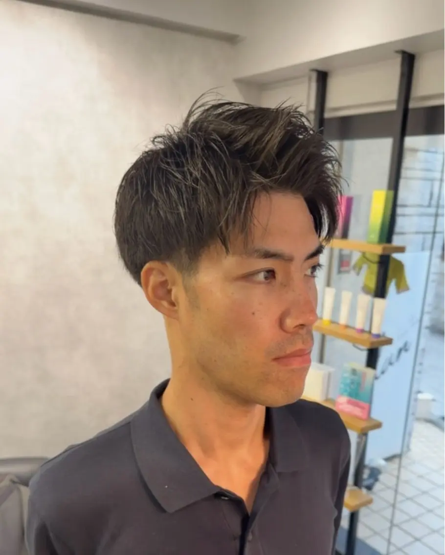 メンズ Chlan岡本 フウトのヘアスタイル