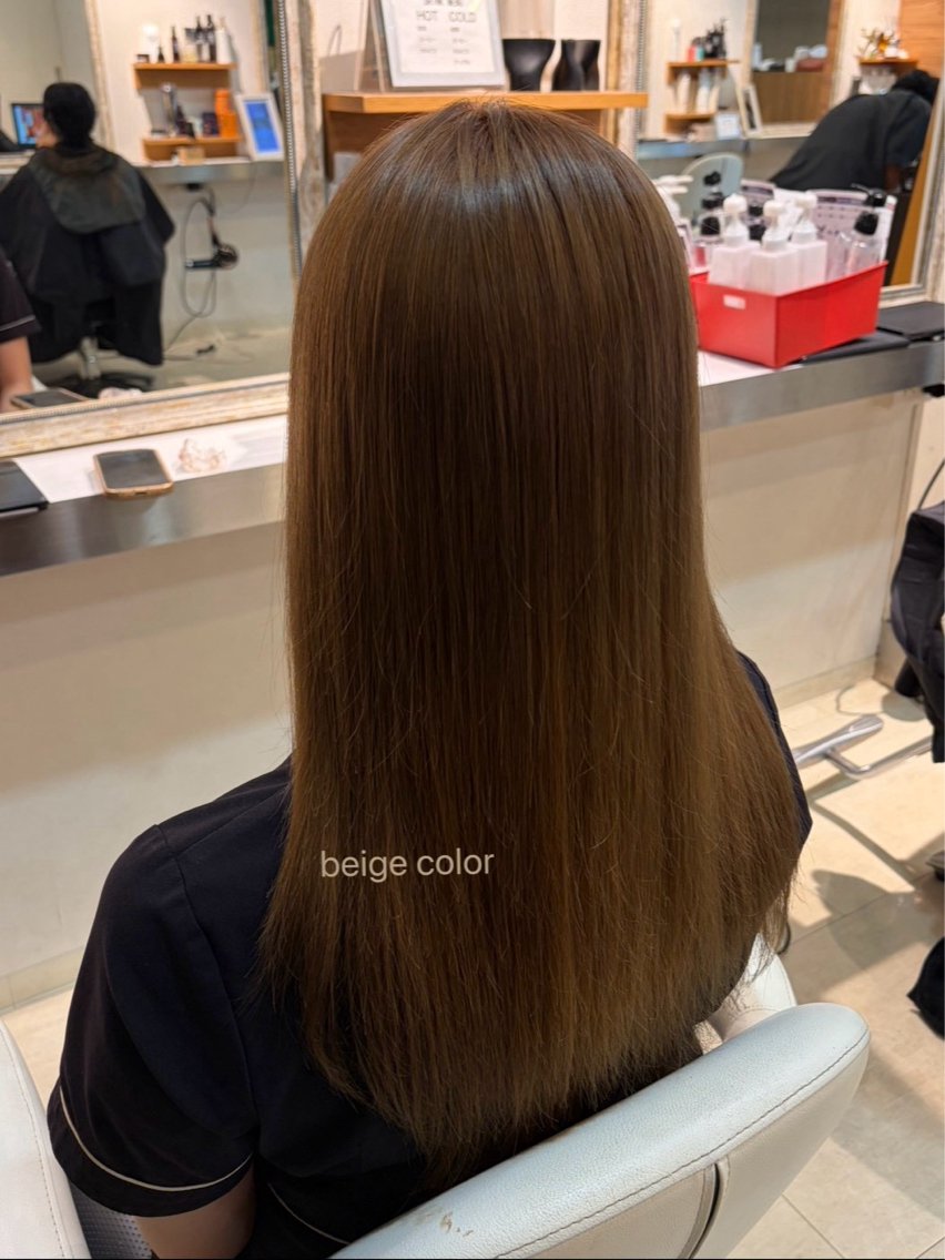 ロング ヘアカラー hair bonitaのヘアスタイル
