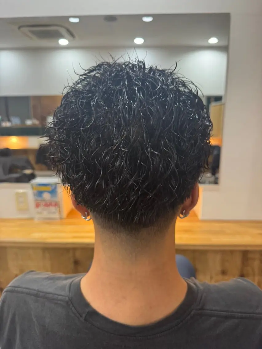 パーマ カット パーマ 安原 愛結羽のヘアスタイル