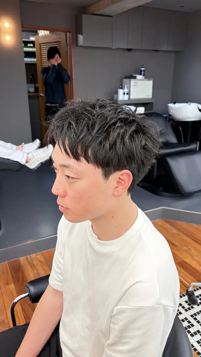 ショート メンズ ショートヘア メンズカット 髙橋創のヘアスタイル