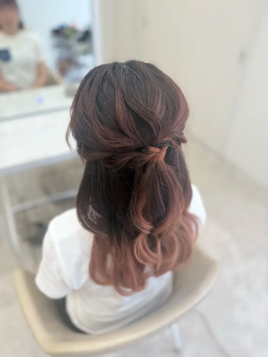 ロング くびれヘア ヘアセット MIREI / モデル様募集中🎀のヘアスタイル