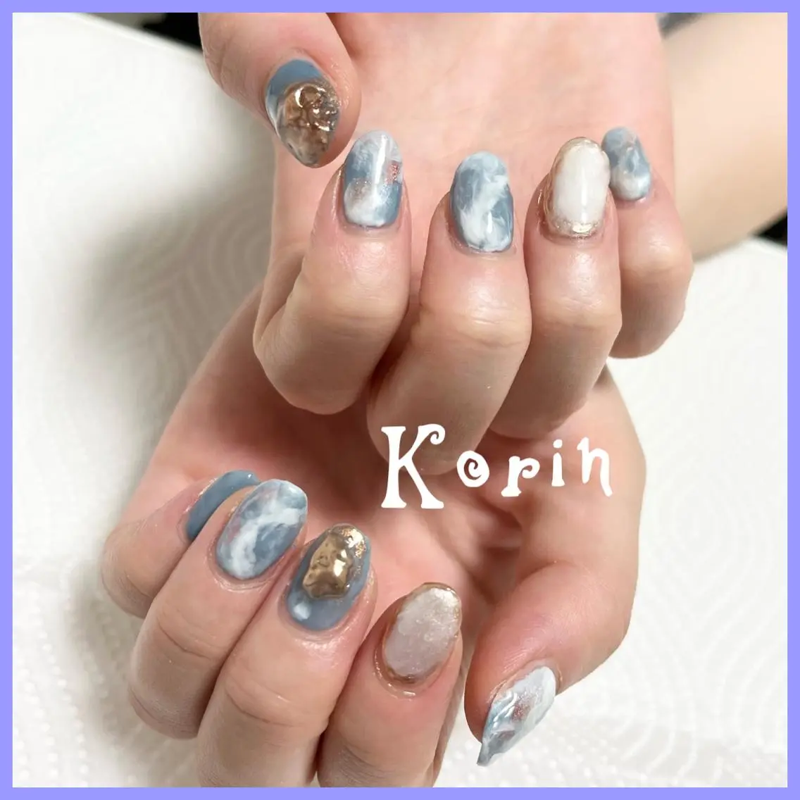 ネイル 持ち込み ニュアンスネイル ハンドネイル 新大宮駅徒歩5分 korinのネイルデザイン
