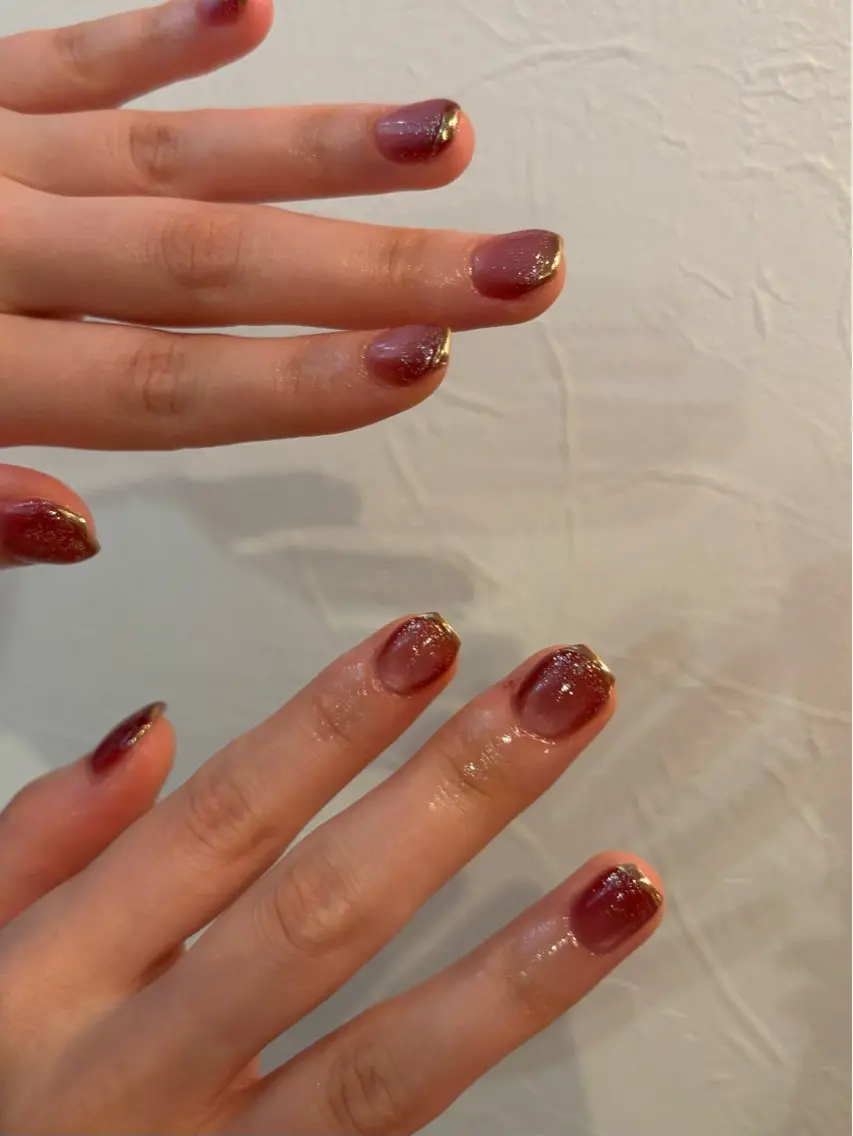 ネイル ハンドネイル Looogネイリスト 織戸のネイルデザイン