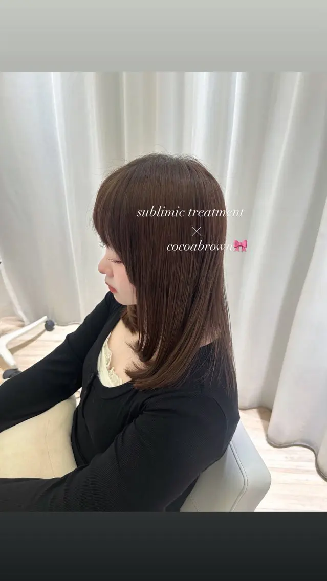 【ダブルカラー】+【髪質改善トリートメント】大人艶感ヘアに🩶🎀の写真