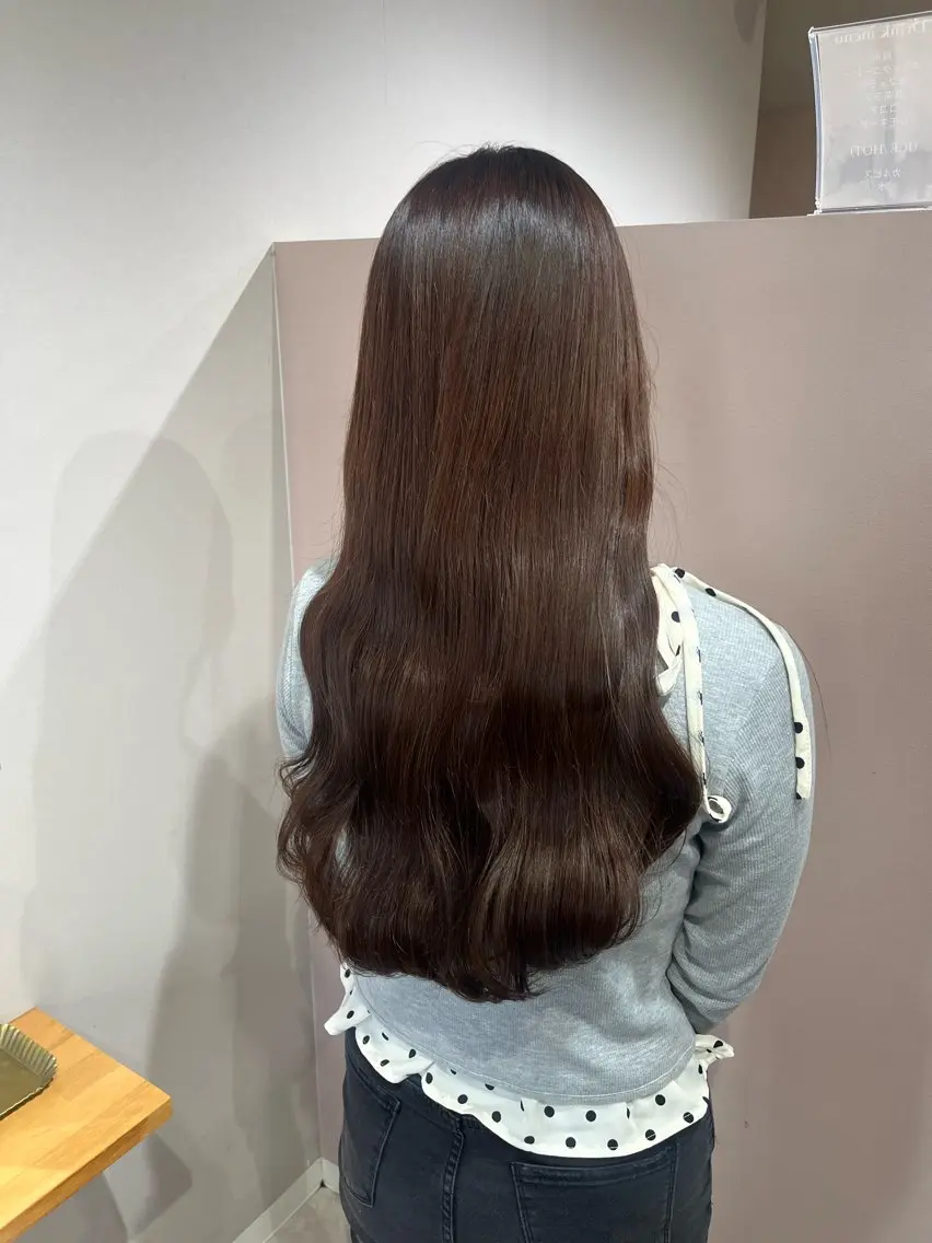 カラー 🎀韓国レイヤー/ 🫧透明感カラーのヘアスタイル