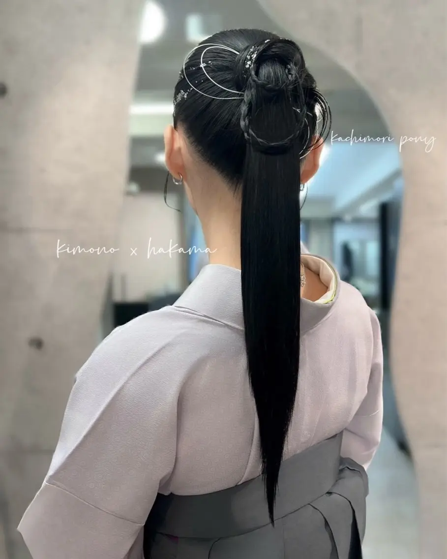 ロング ヘアアレンジ 着付け ヘアメイク/髪質改善 🎀Moeri🎀のヘアスタイル