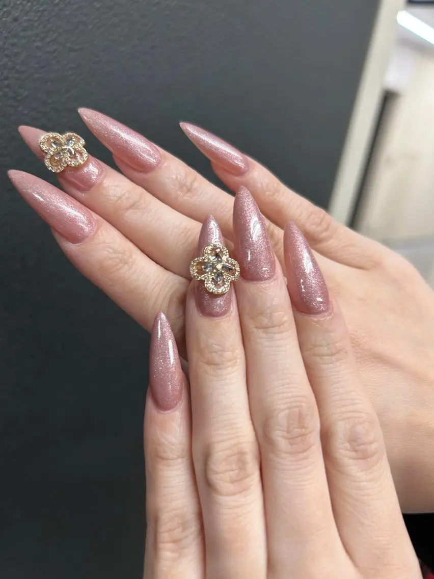 ネイル 韓国ネイル 持ち込み ニュアンスネイル ネイルチップ 冬ネイル LISA ANA.CHUOのネイルデザイン