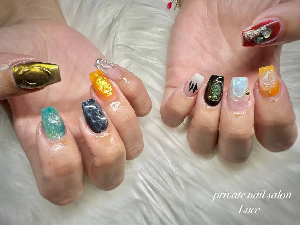 ネイル ハンドネイル nailsalon Luce🕊️のネイルデザイン