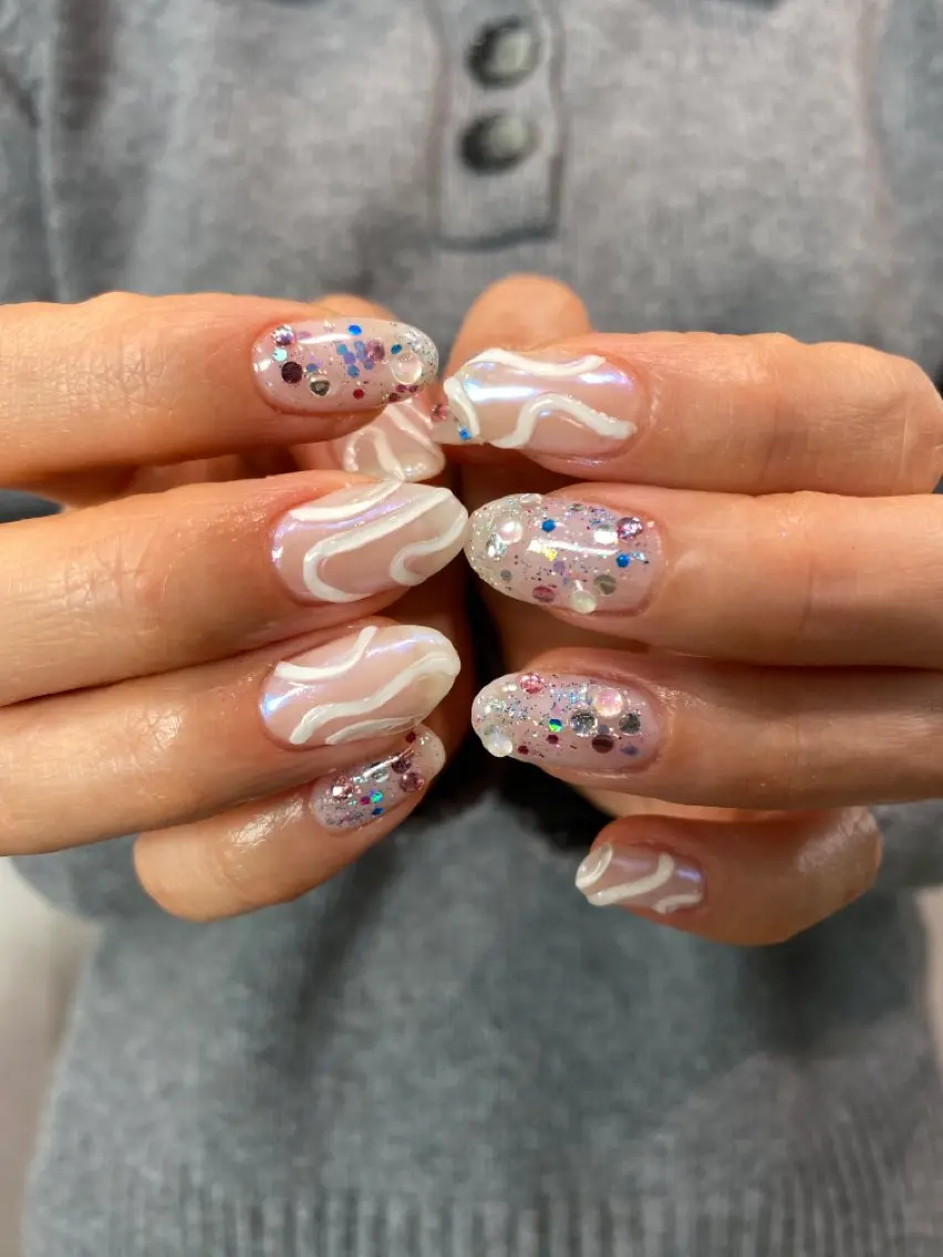 ネイル アートネイル カジュアル フレンチネイル ジェルネイル マットネイル ハンドネイル chika / nailのネイルデザイン