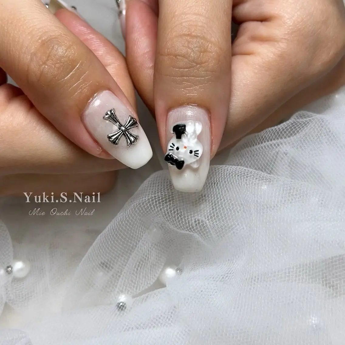 ロング ハンドネイル Yuki S.Nailのネイルデザイン