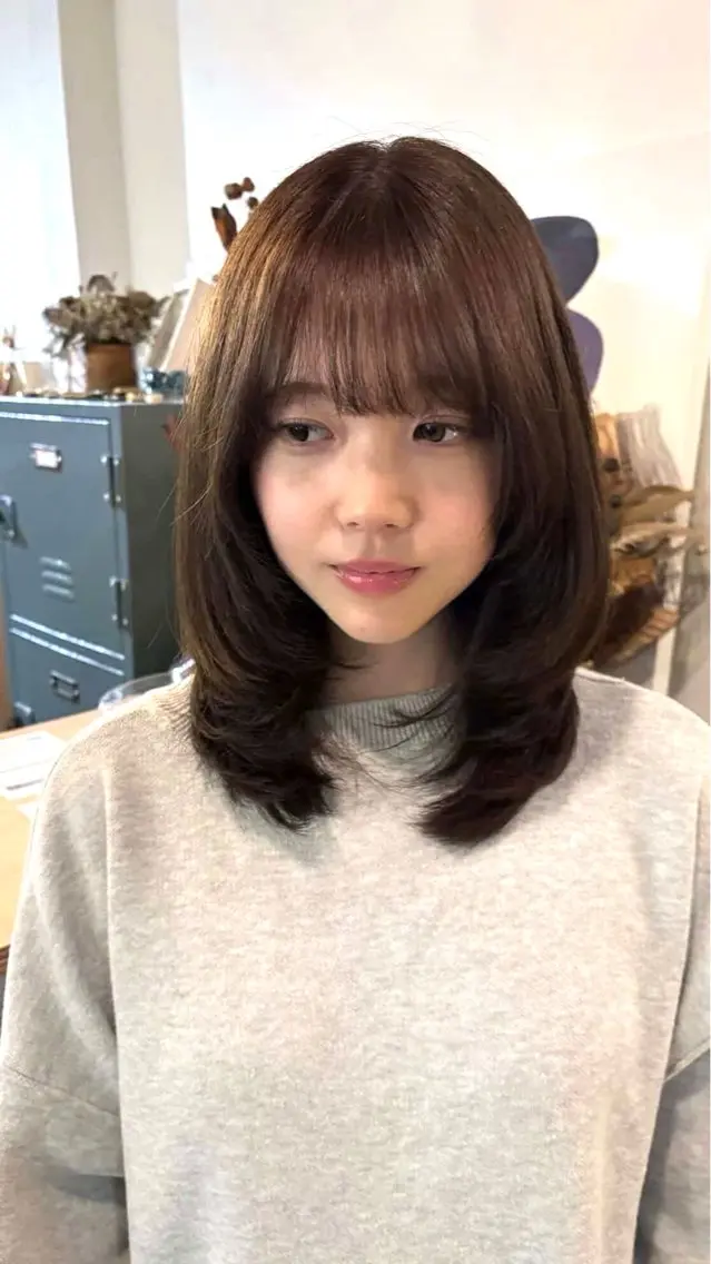 ショート カラー ハイレイヤー レイヤーカット 田中 美海のヘアスタイル