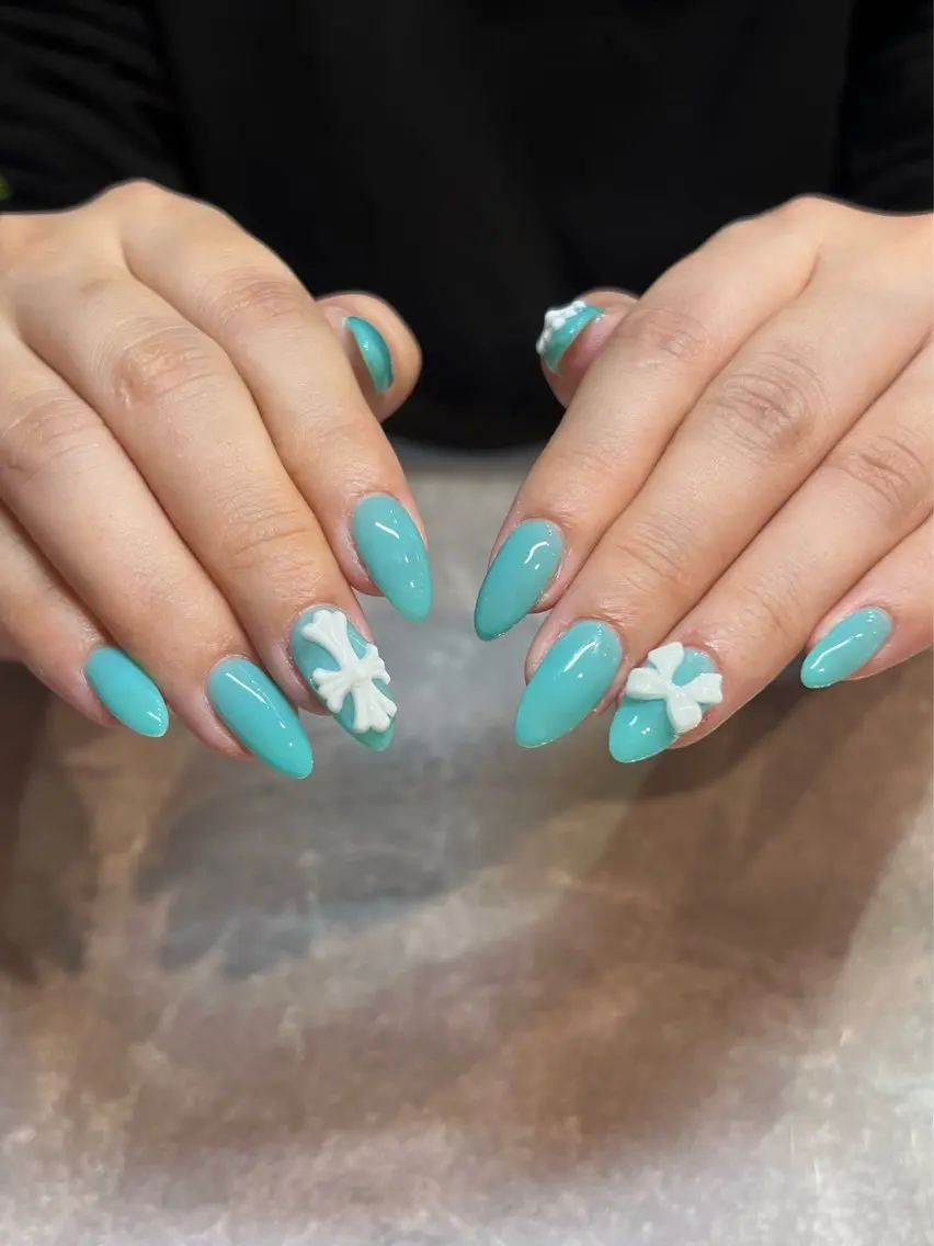 ネイル リボン ハンドネイル giddy nail ／harukaのネイルデザイン