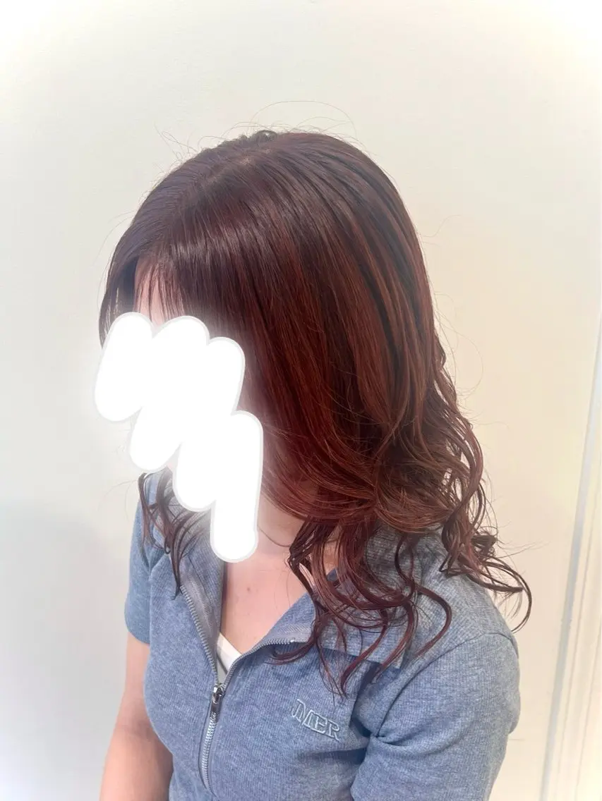 カラー ヘアアレンジ ヘアカラー 楯 樹のヘアスタイル