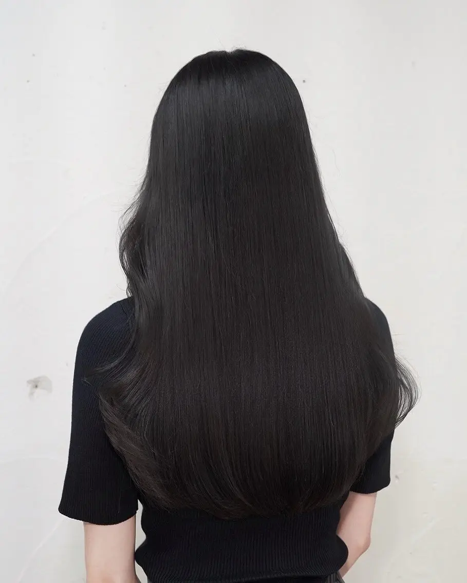 ロング カラー グレージュ ヘアカラー トリートメント ブリーチなし透明感 カラー/チサト🌿のヘアスタイル