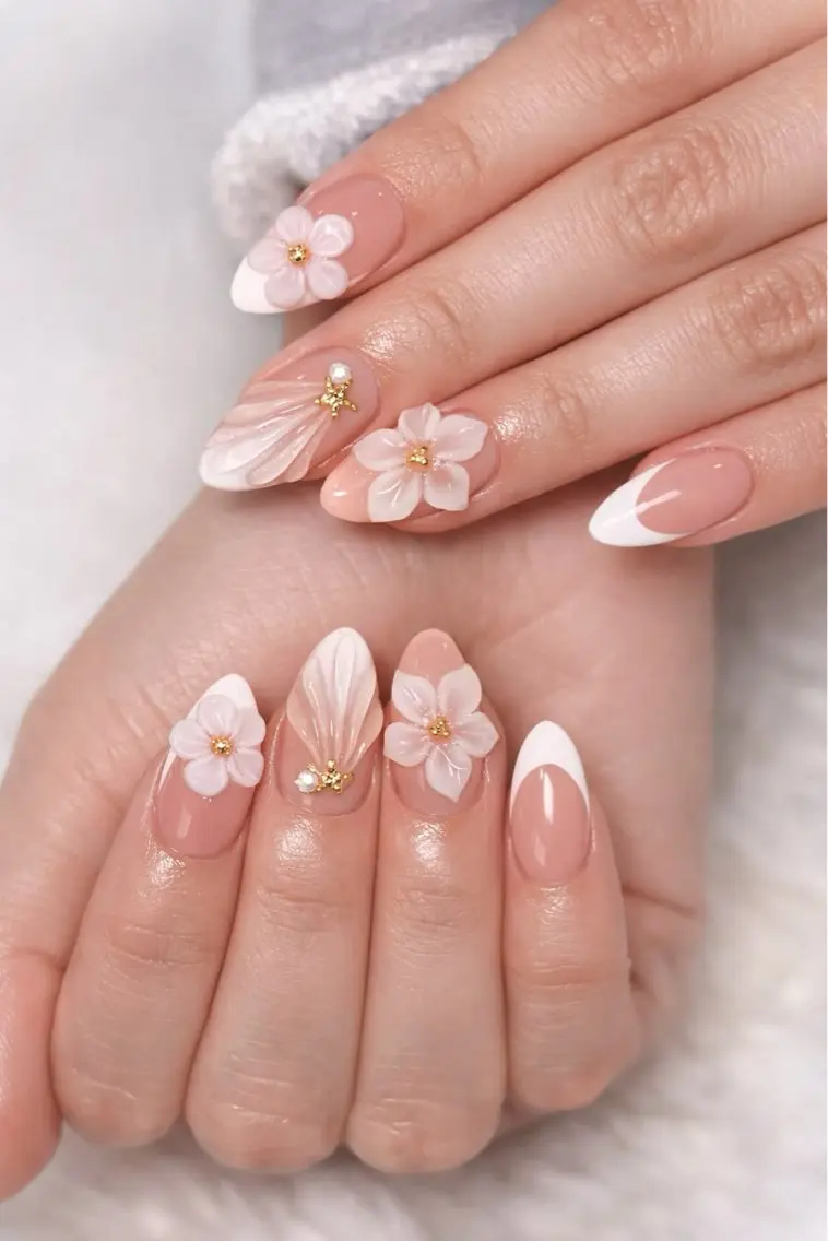 ネイル 韓国ネイル 持ち込み ニュアンスネイル ネイルチップ 冬ネイル RINN ANA.CHUOのネイルデザイン