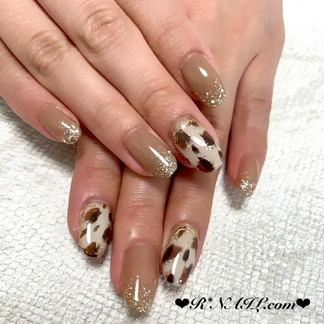 ネイル アニマル柄 ハンドネイル R*NAIL .comのネイルデザイン