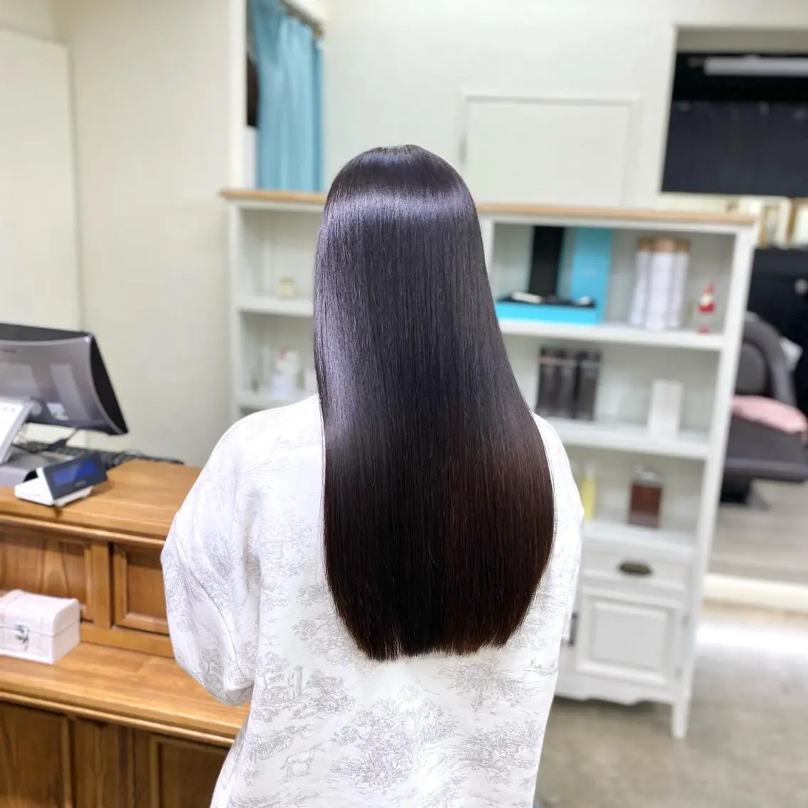 ロング カット トリートメント ウルフ/レイヤー /髪質改善　ナユタのヘアスタイル
