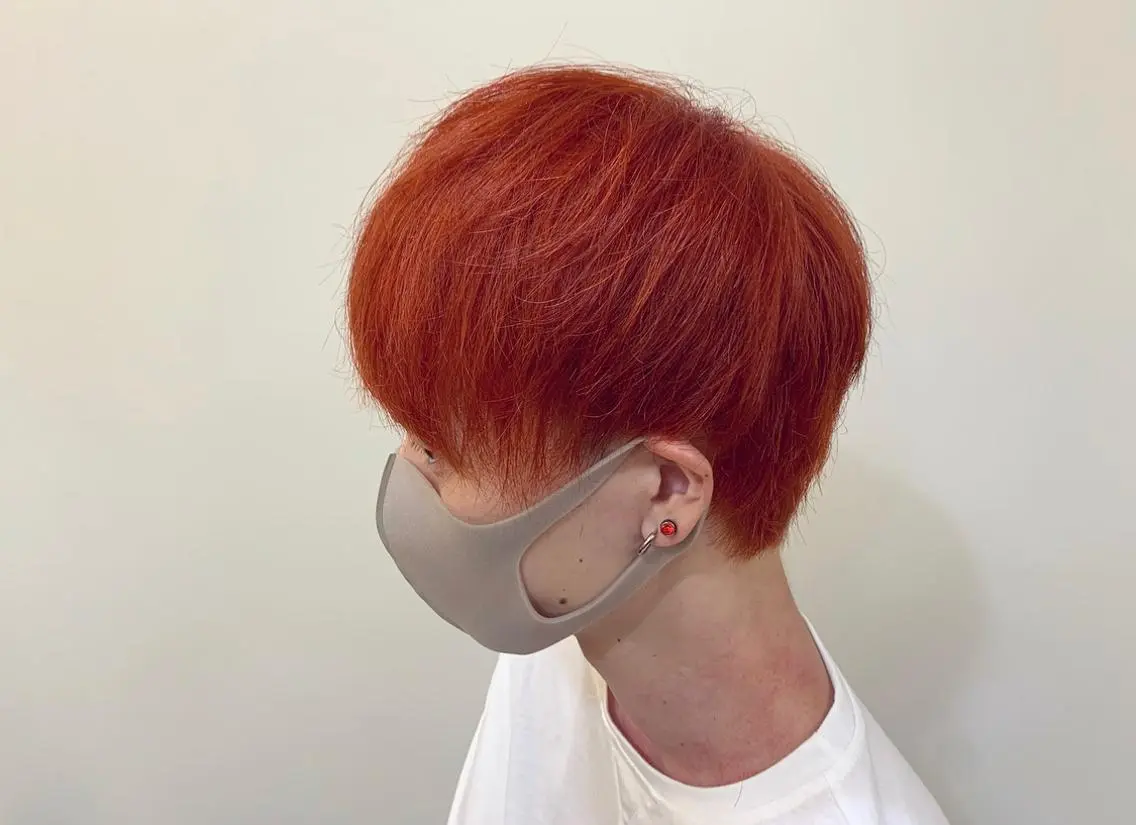 ショート カラー メンズ メンズブリーチ ブリーチ 辻川 真央のヘアスタイル