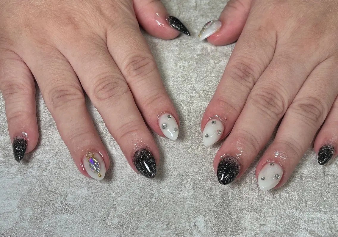 ネイル スカルプネイル ショートネイル HaL NaiLのネイルデザイン