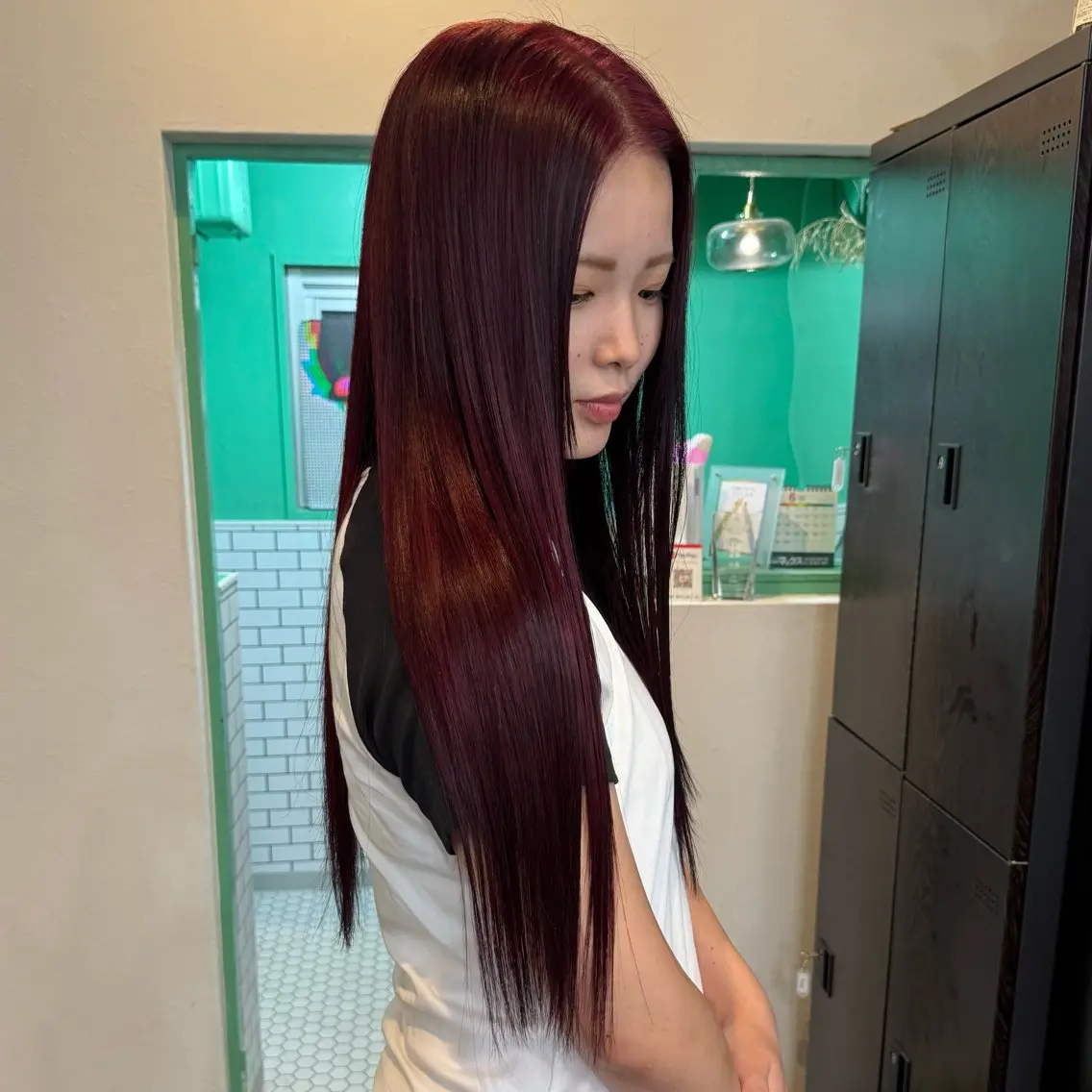 ロング ヘアカラー レイヤーカット🎀 MIYU💖のヘアスタイル