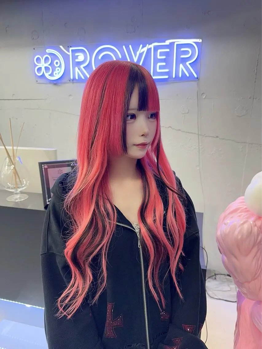 ロング カラー ブリーチ エクステ エクステ ミユル/ 盛れるエクステ🎀✨のヘアスタイル