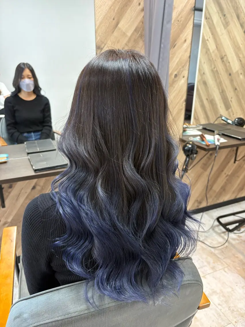 ロング カット ヘアカラー トリートメント 渡邉 三香子のヘアスタイル