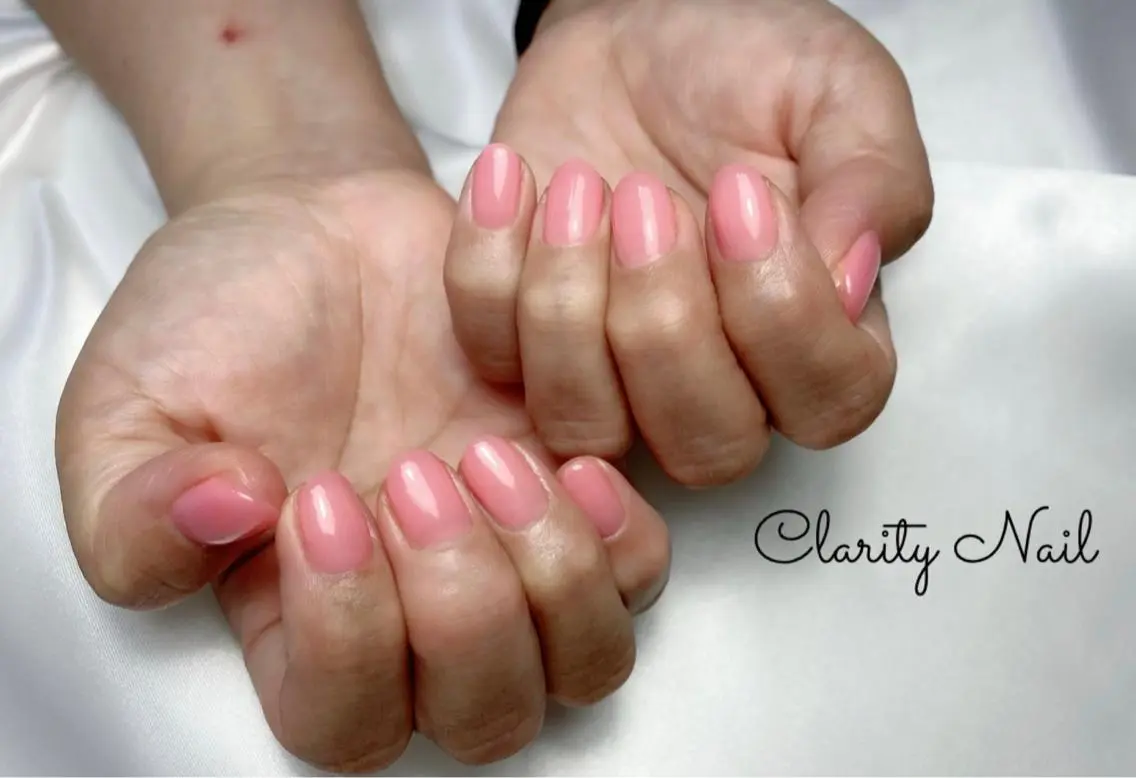 ネイル ワンカラーネイル ハンドネイル Clarity Nailのネイルデザイン