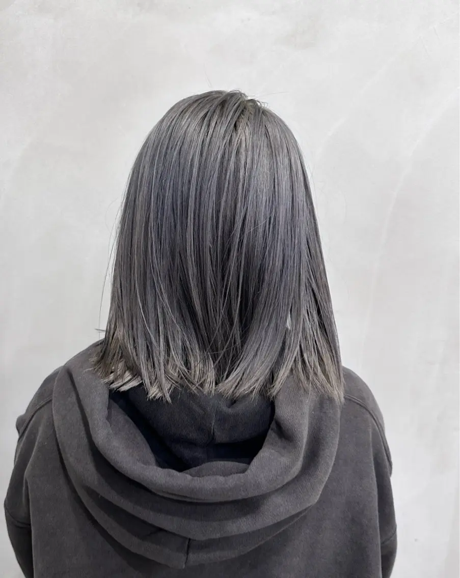 ミディアム カラー ヘアカラー トリートメント 浦谷洸成 艶カラー /酸性ストレートのヘアスタイル