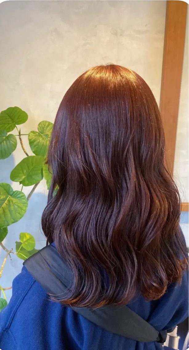 セミロング カラー メンズ カット ヘアカラー トリートメント 足立 七彩のヘアスタイル