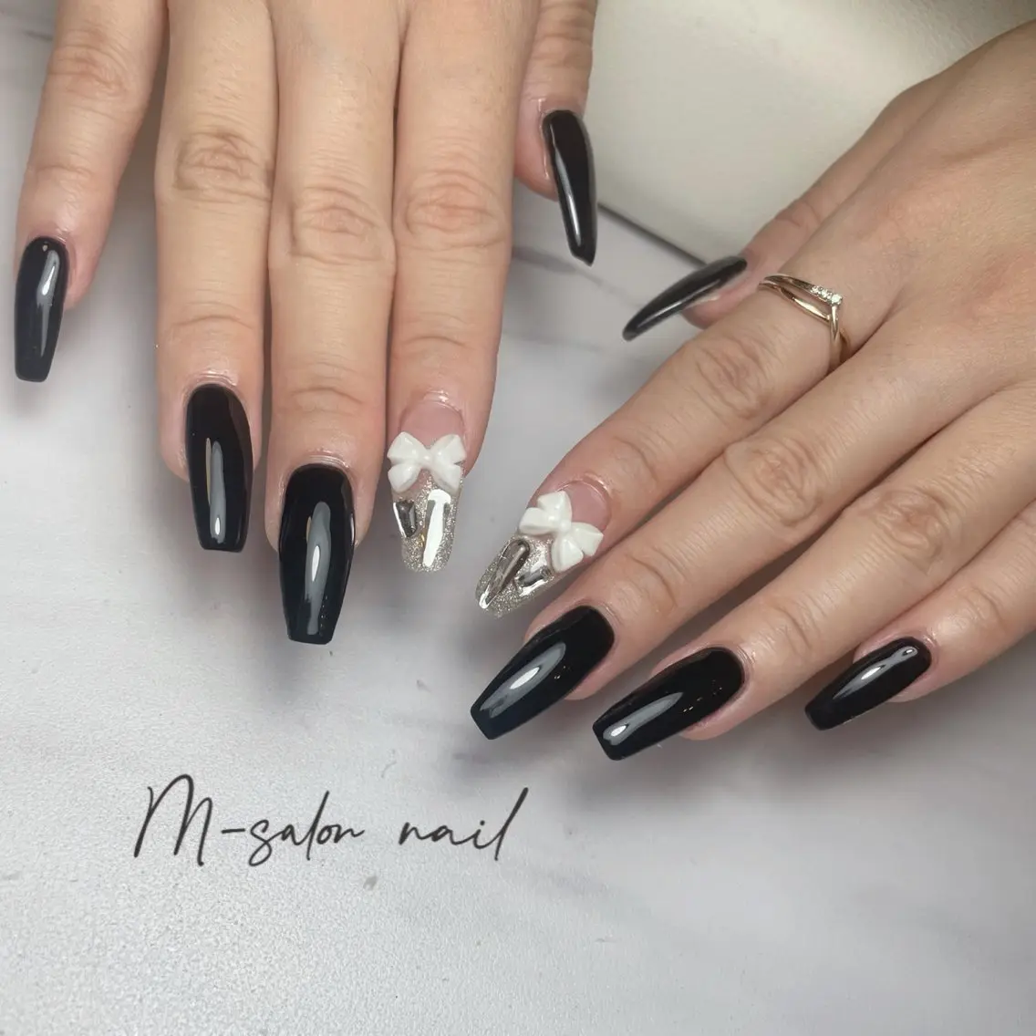 ネイル アートネイル ハンドネイル 韓国/網紅/パーツ M-salonのネイルデザイン