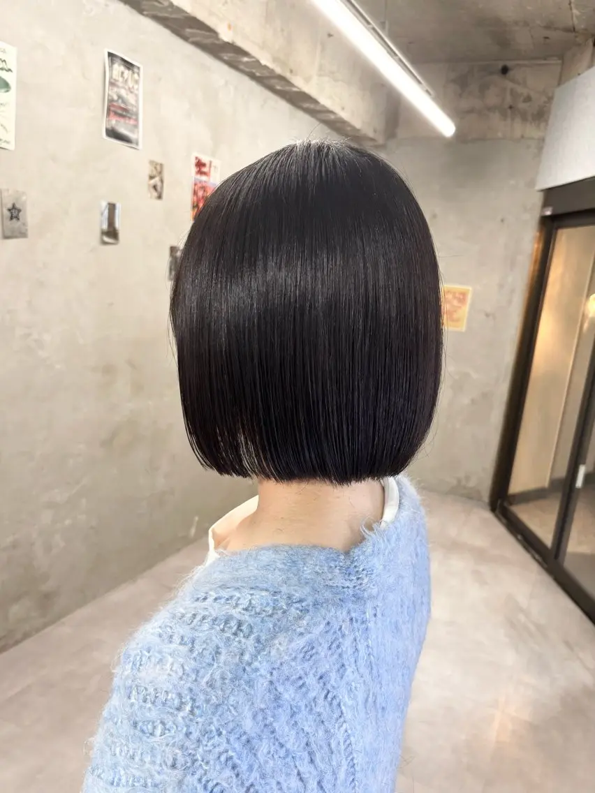 ショート カラー ボブ door white hideのヘアスタイル