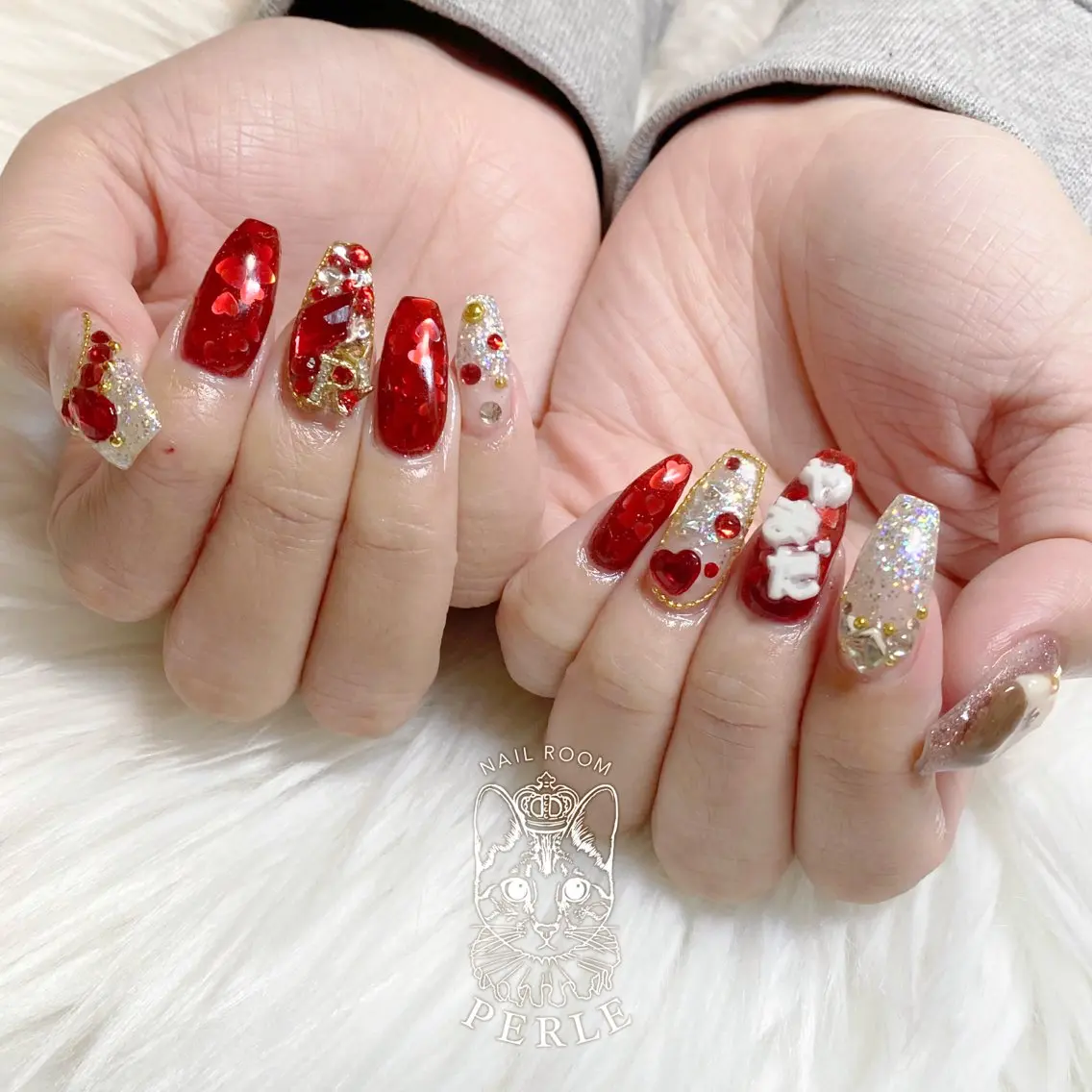 ネイル ハンドネイル nail room Perleのネイルデザイン