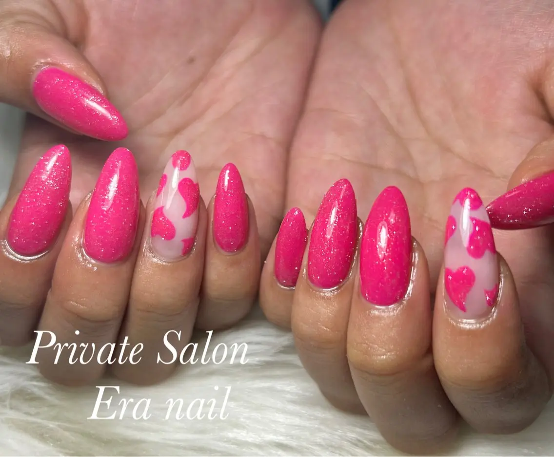 ネイル ハート ハンドネイル Era nailのネイルデザイン