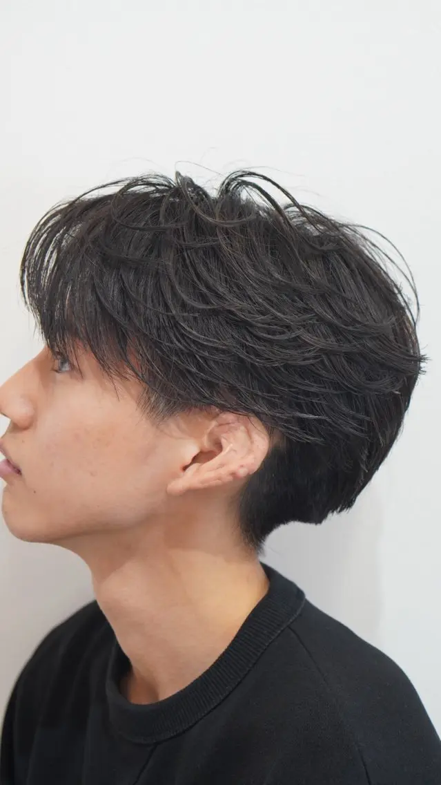 パーマ カット パーマ メンズ特化美容師/ くまのヘアスタイル