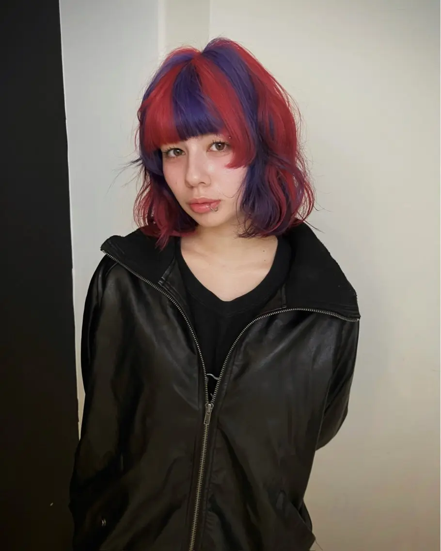 ショート カラー ヘアカラー トリートメント Hanaka🪷 ニュアンス×レイヤーのヘアスタイル