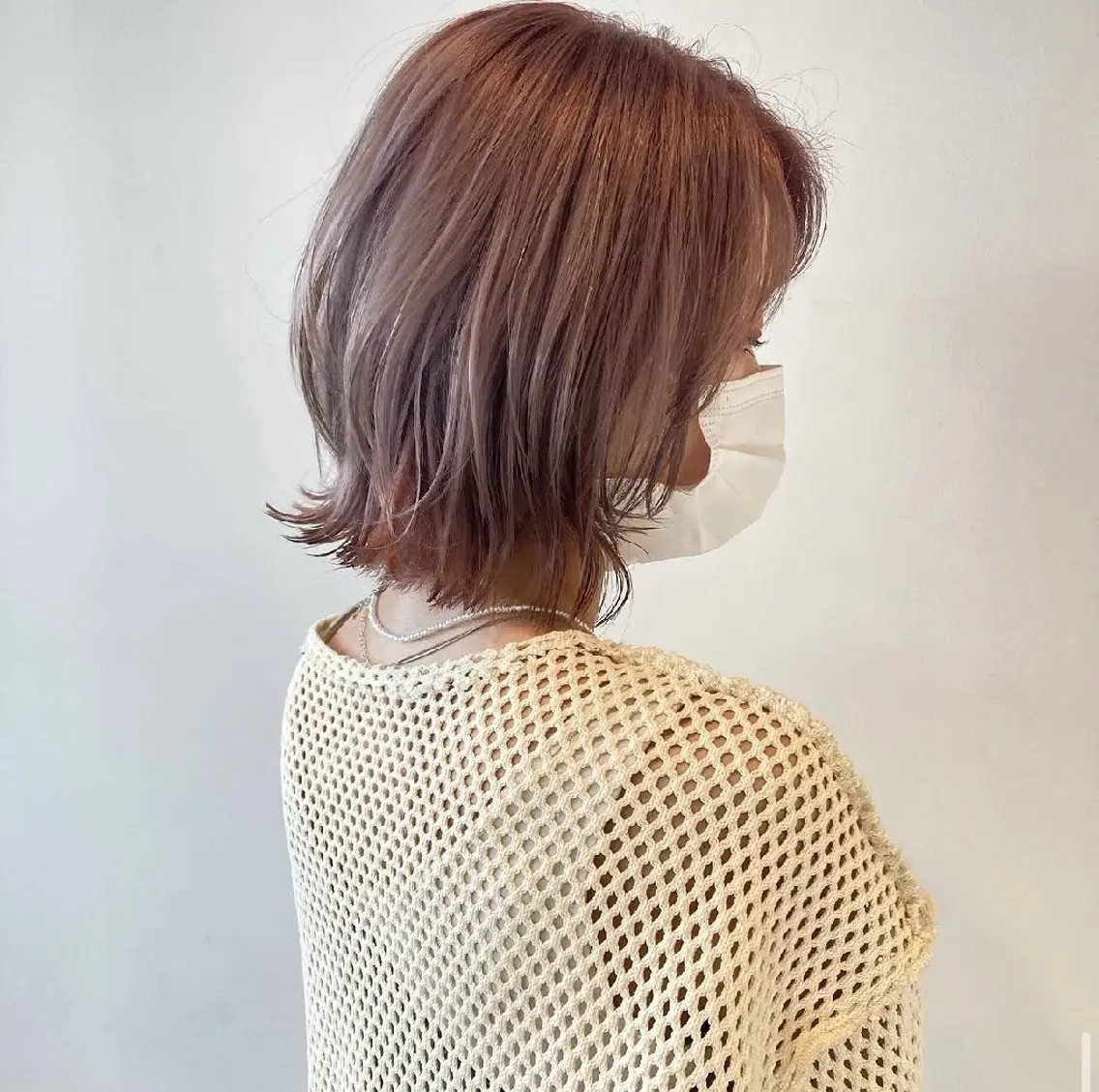 ショート ボブレイヤー ボブ レイヤーカット 宮西 龍心のヘアスタイル