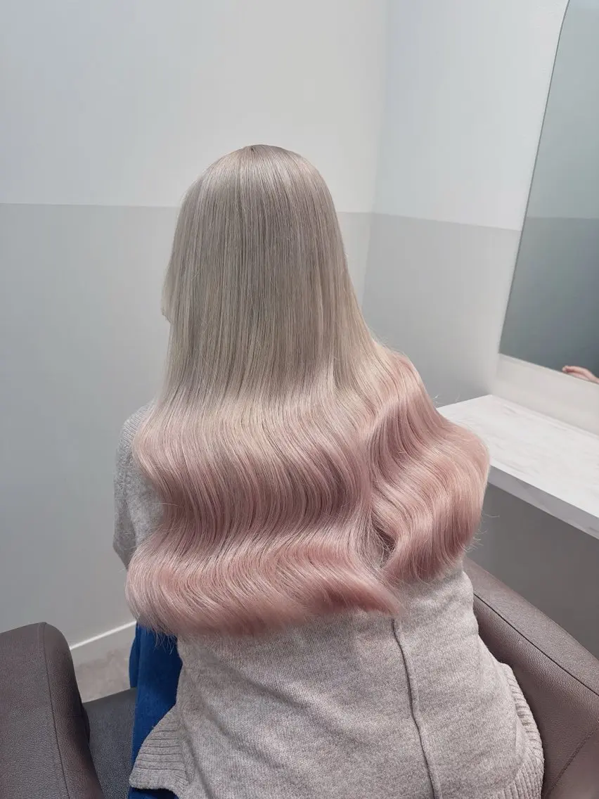 ロング カラー ヘアアレンジ メンズ ヘアカラー トリートメント ブリーチ博士 MASATOのヘアスタイル
