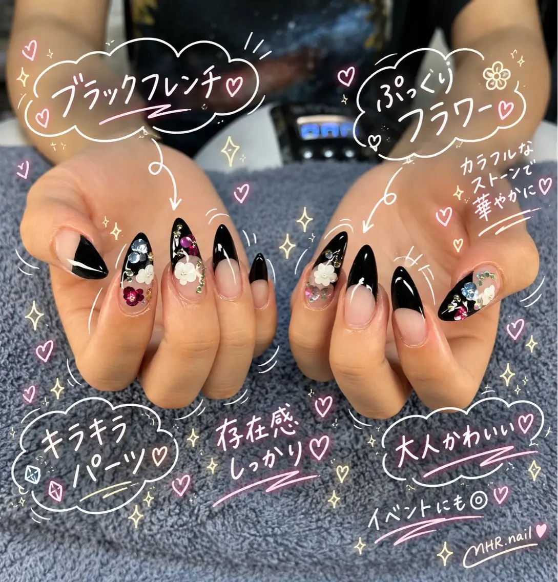 ネイル ハンドネイル フットネイル MHR nailのネイルデザイン