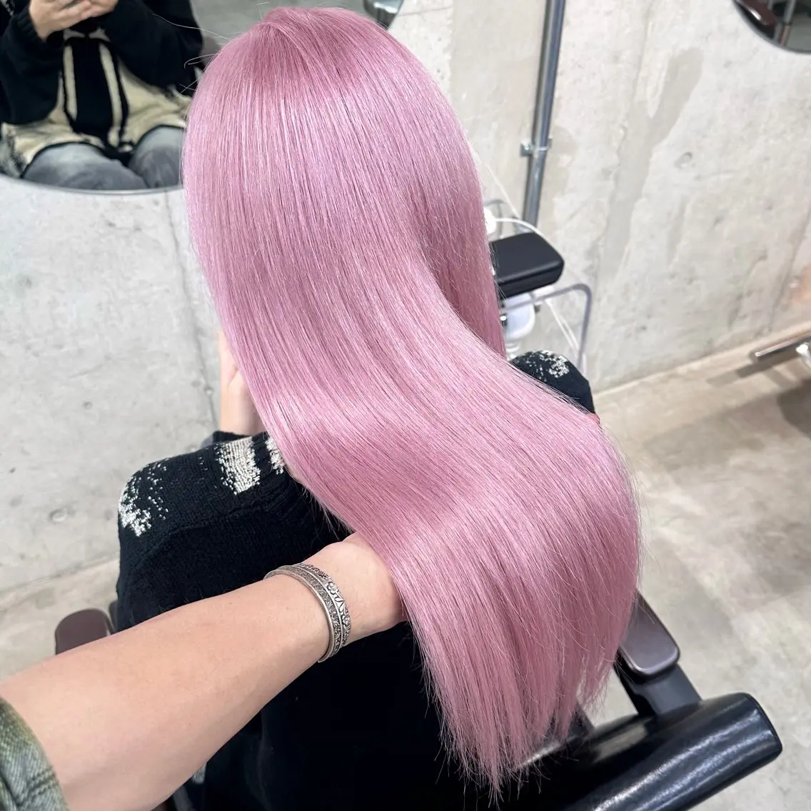 ロング カラー ヘアアレンジ ヘアカラー トリートメント TAKUMA⛓️ヘア × ファッション⛓️のヘアスタイル