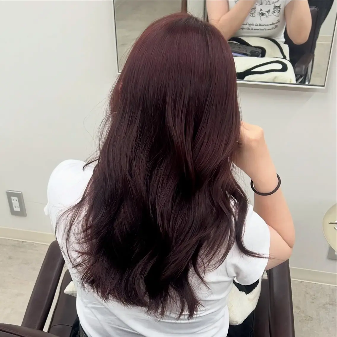 ロング カット ヘアカラー 艶カラー/髪質改善 /HANAのヘアスタイル